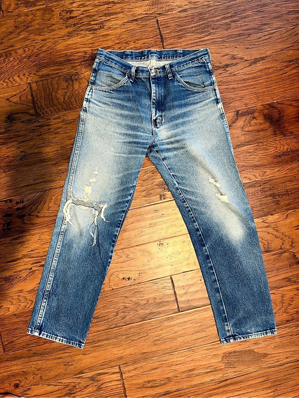 Rustler Original Straight Leg Jeans in Blue Waist 32
